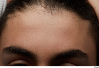 HD Face Skin Ismael Secada eyebrow forehead hair skin pores…